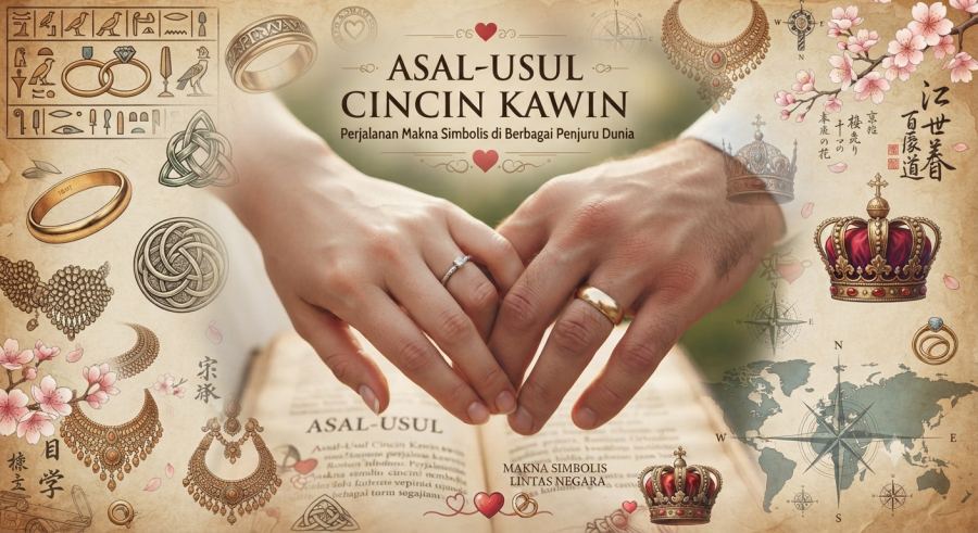 Sejarah Cincin Kawin & Makna Simbolisnya dari Masa ke Masa